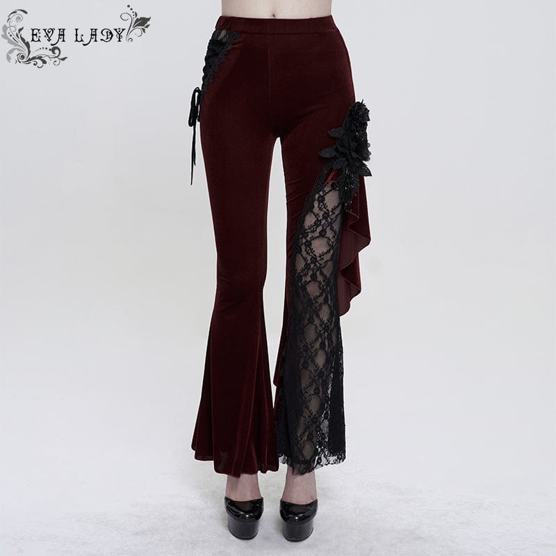 pants women (leggings) SPIRAL - Gothic Elegance - P001G455 