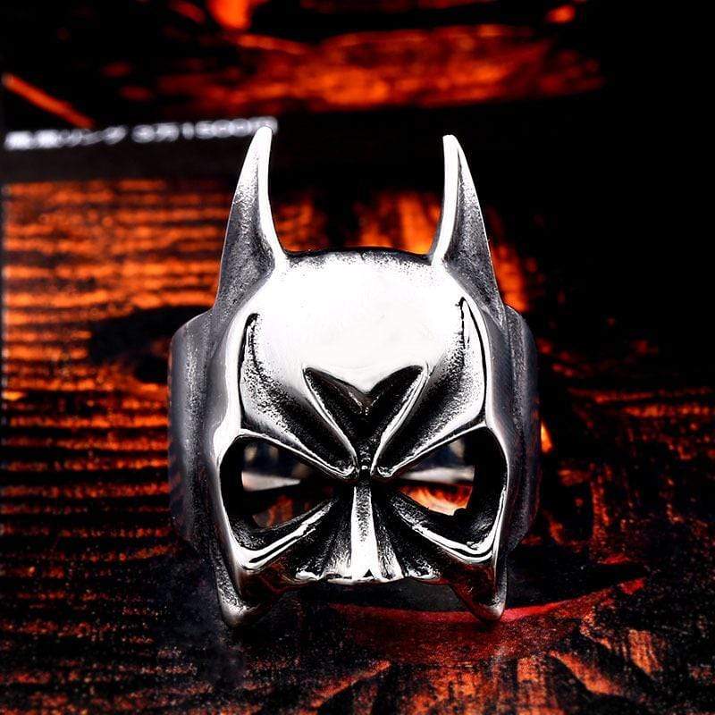 Men's Punk Batman Head Ring – Punk Design