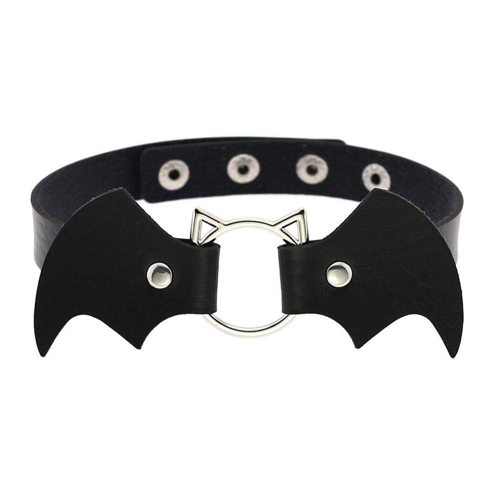 Frauen Gothic Bat Shape Chokers Punk Design