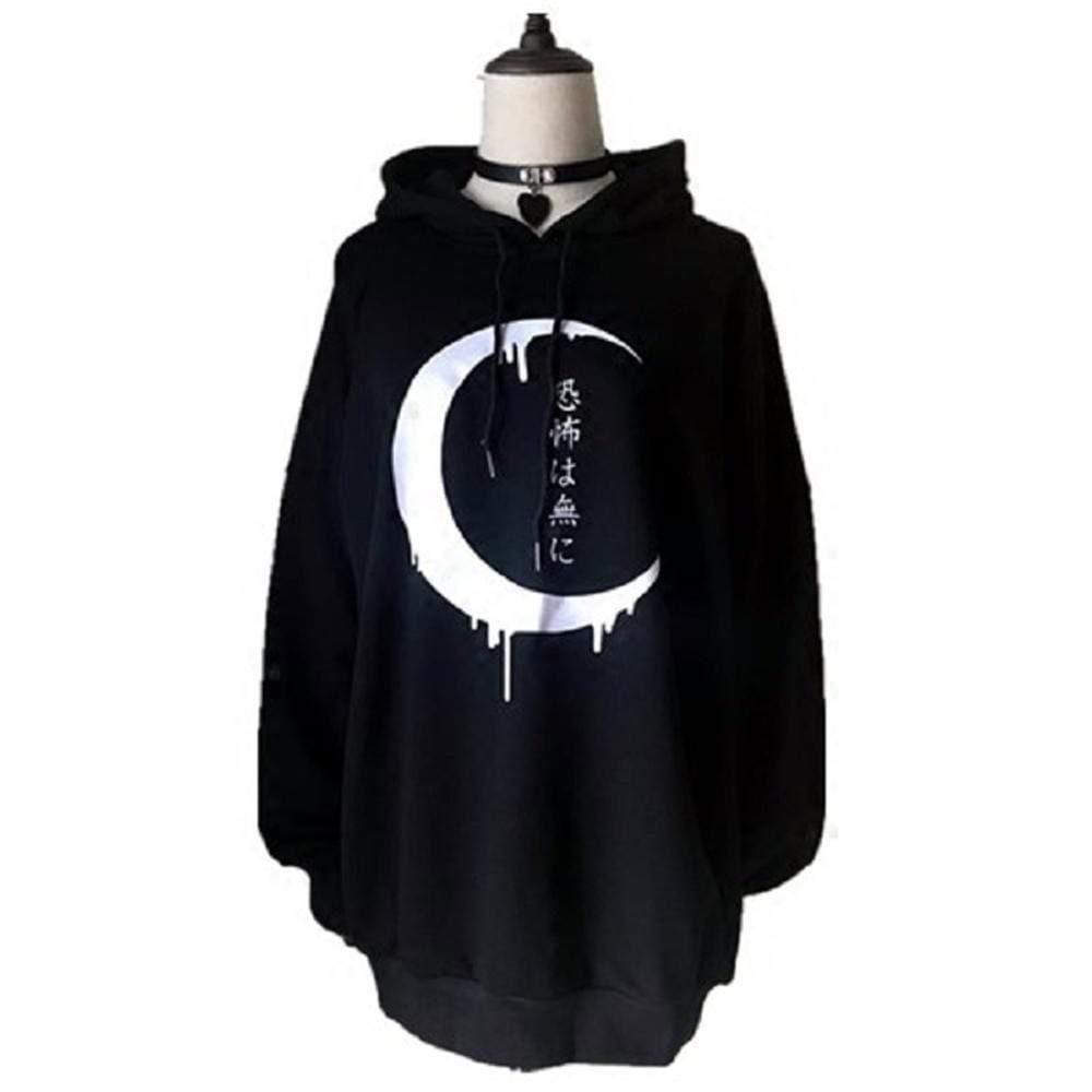 sudaderas negras para mujer