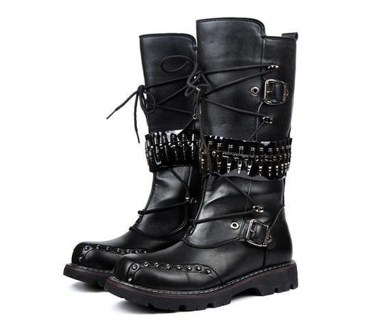 mens motorcycle boots with zipper