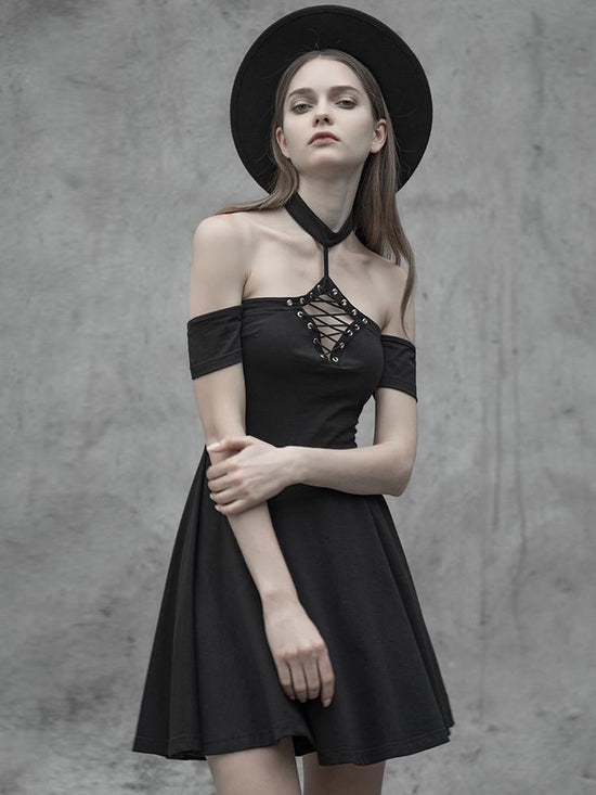 gothic swing dress