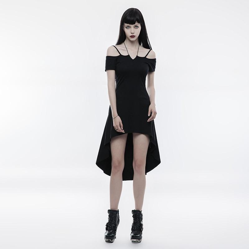 gothic high low dress