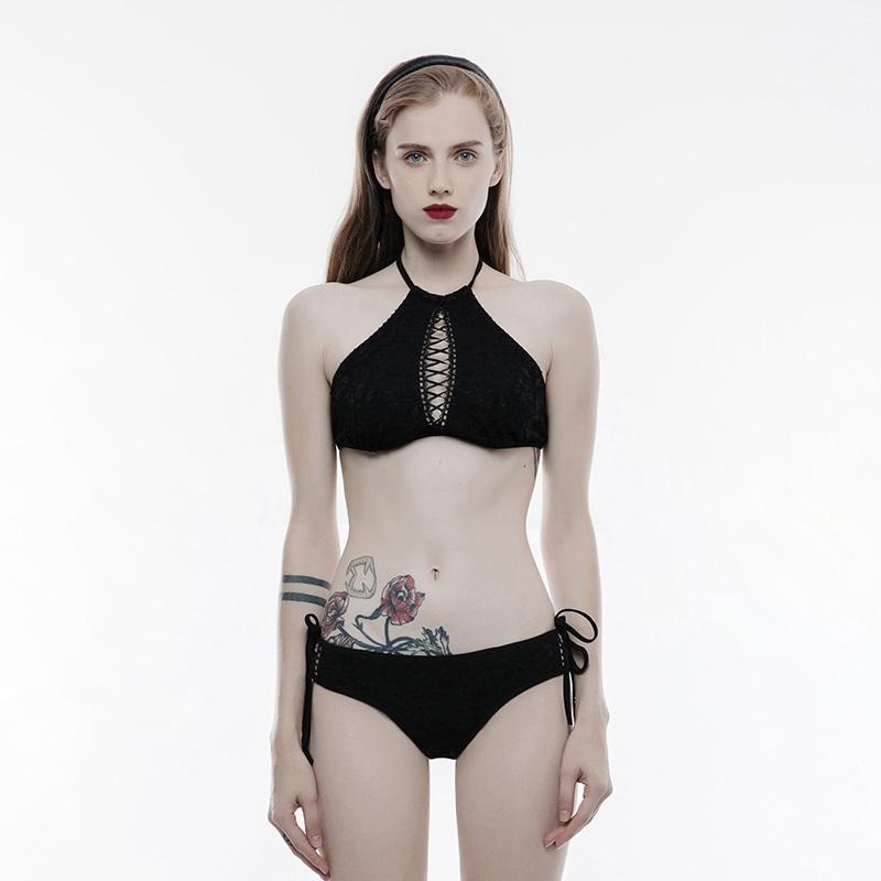 goth bathing suit