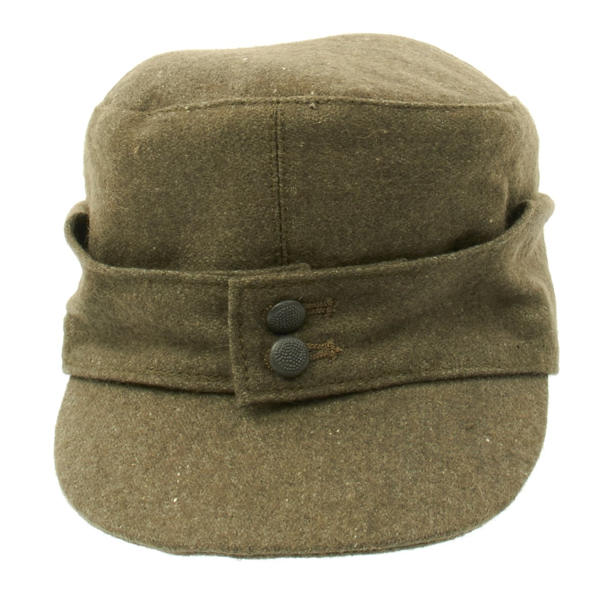 German WWII M43 Cap in Field Grey Wool – International Military Antiques