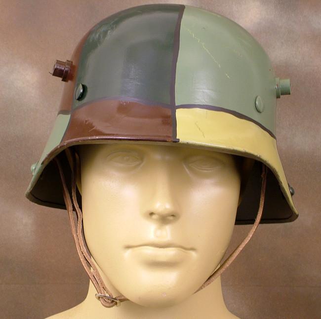 German Coal Scuttle Steel Helmet with Chin Strap: WWI – International ...