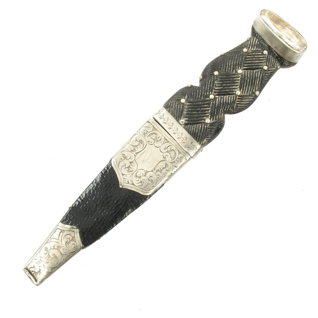 Original Georgian Era Scottish Skean Dhu Sock Knife with Scabbard - Sg ...
