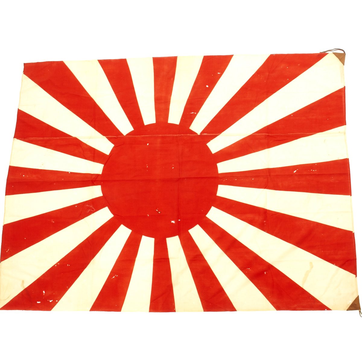 Original Japanese Wwii Rising Sun Navy War Cloth Flag 55 X 42 International Military Antiques