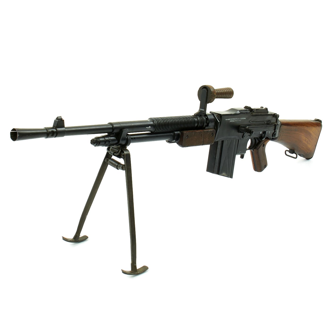 Original WWII FN Mle-D Display Gun BAR Light Gun LMG – International Military