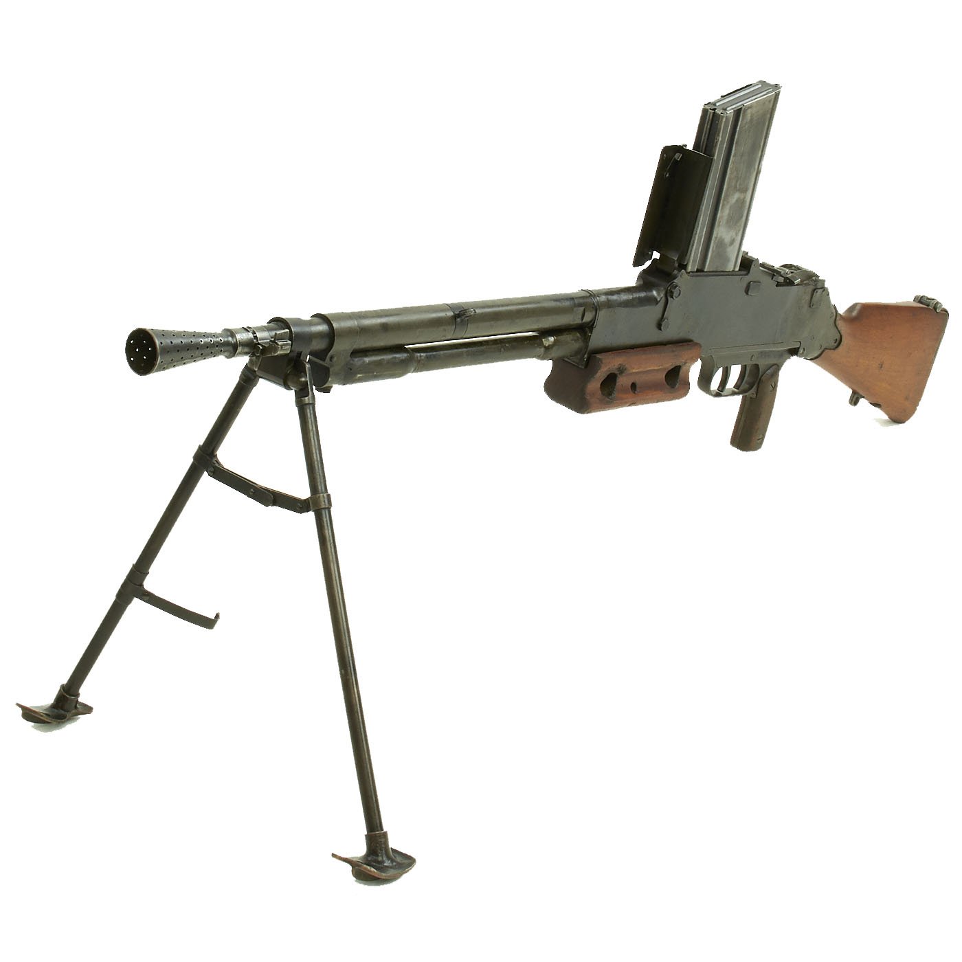 Original French Wwii Fusil Mitrailleur Modele 1924 M29 Display Lmg Wit International Military Antiques