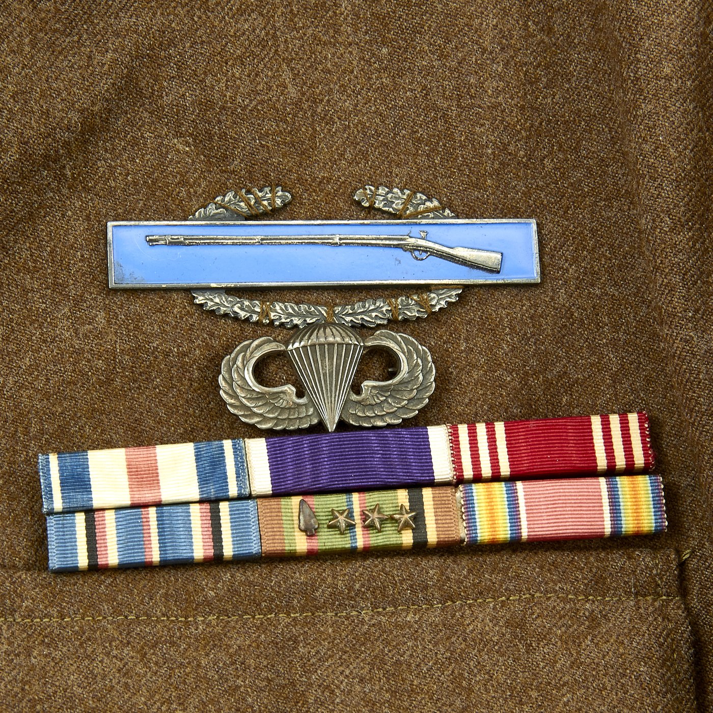 Original U.S. WWII 513th Parachute Infantry Regiment Silver Star Named ...