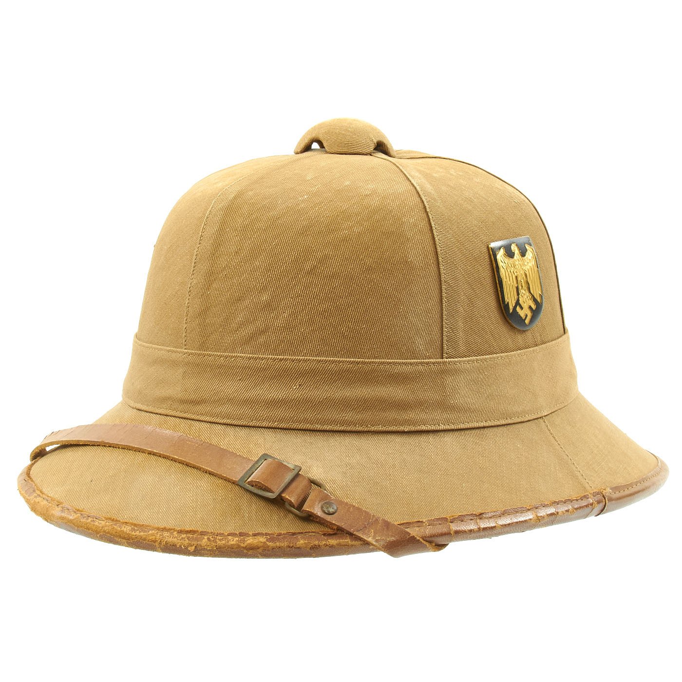 Original German WWII First Model DAK Kriegsmarine Sun Pith Helmet in s ...