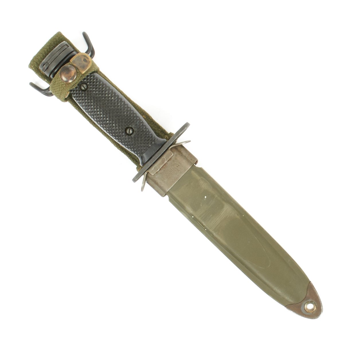 Original U S Korean War Era M4 Bayonet By Tmn For M1 Carbine With M8a International Military Antiques