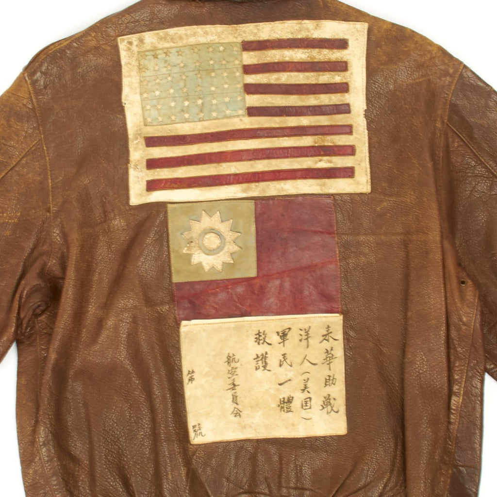 Original U.S. WWII China Burma India Theater A2 Leather Flight Jacket ...