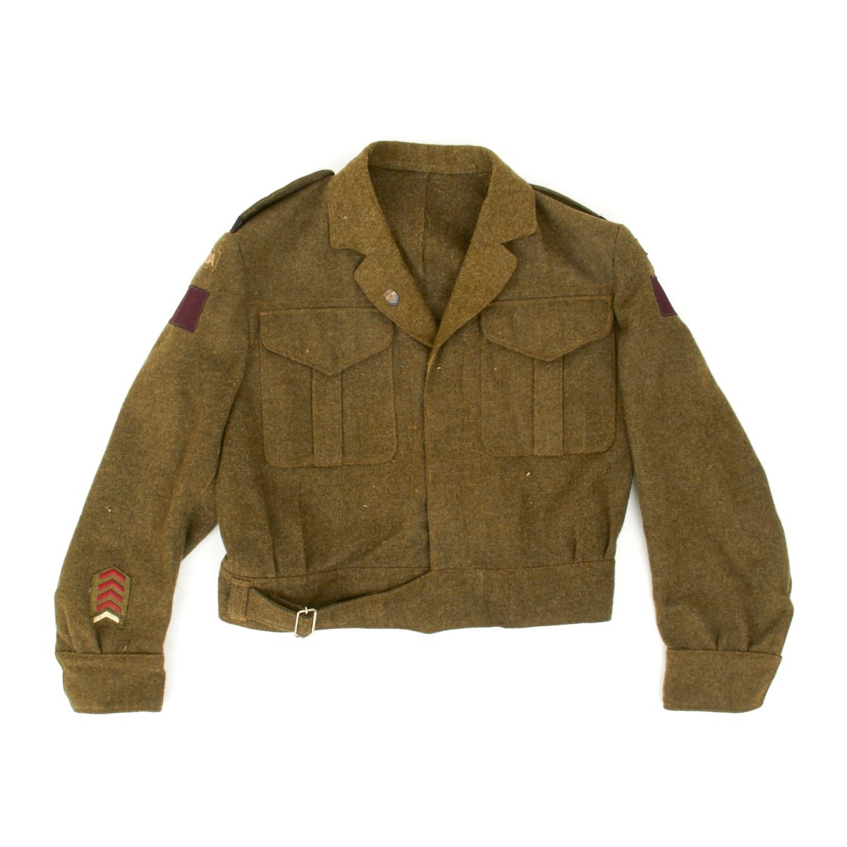 Original Canadian WWII Identified Officer Royal Artillery Battle Dress ...