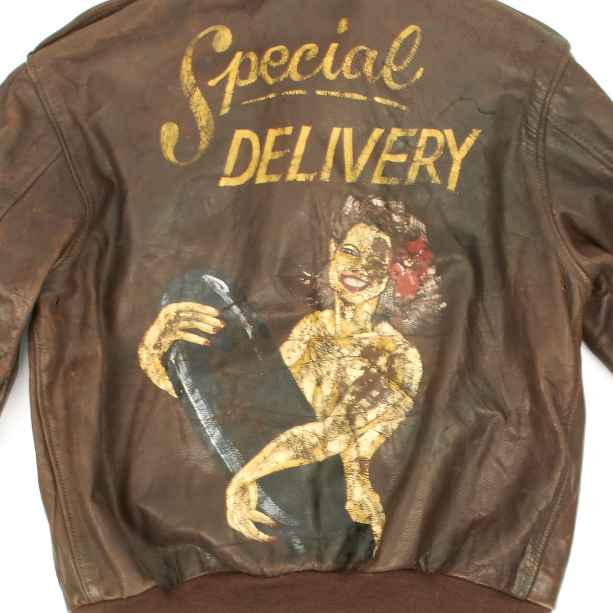 Original U.S. WWII B-17 Bomber Special Delivery A-2 Flight Jacket - 52 ...