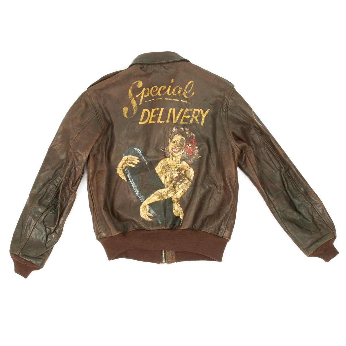 Original U.S. WWII B-17 Bomber Special Delivery A-2 Flight Jacket - 52 ...