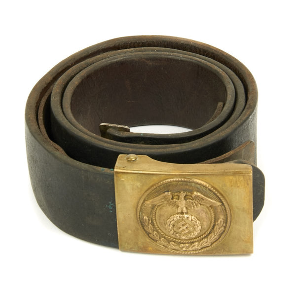 Original German WWII SA EM/NCO Belt with Brass Buckle - Sturmabteilung ...