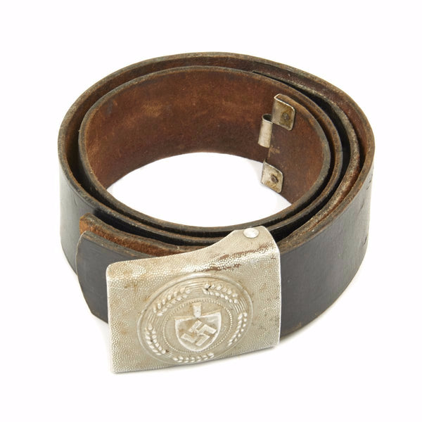 Original German WWII EM/NCO RAD Reich Labor Service Belt with Aluminum ...