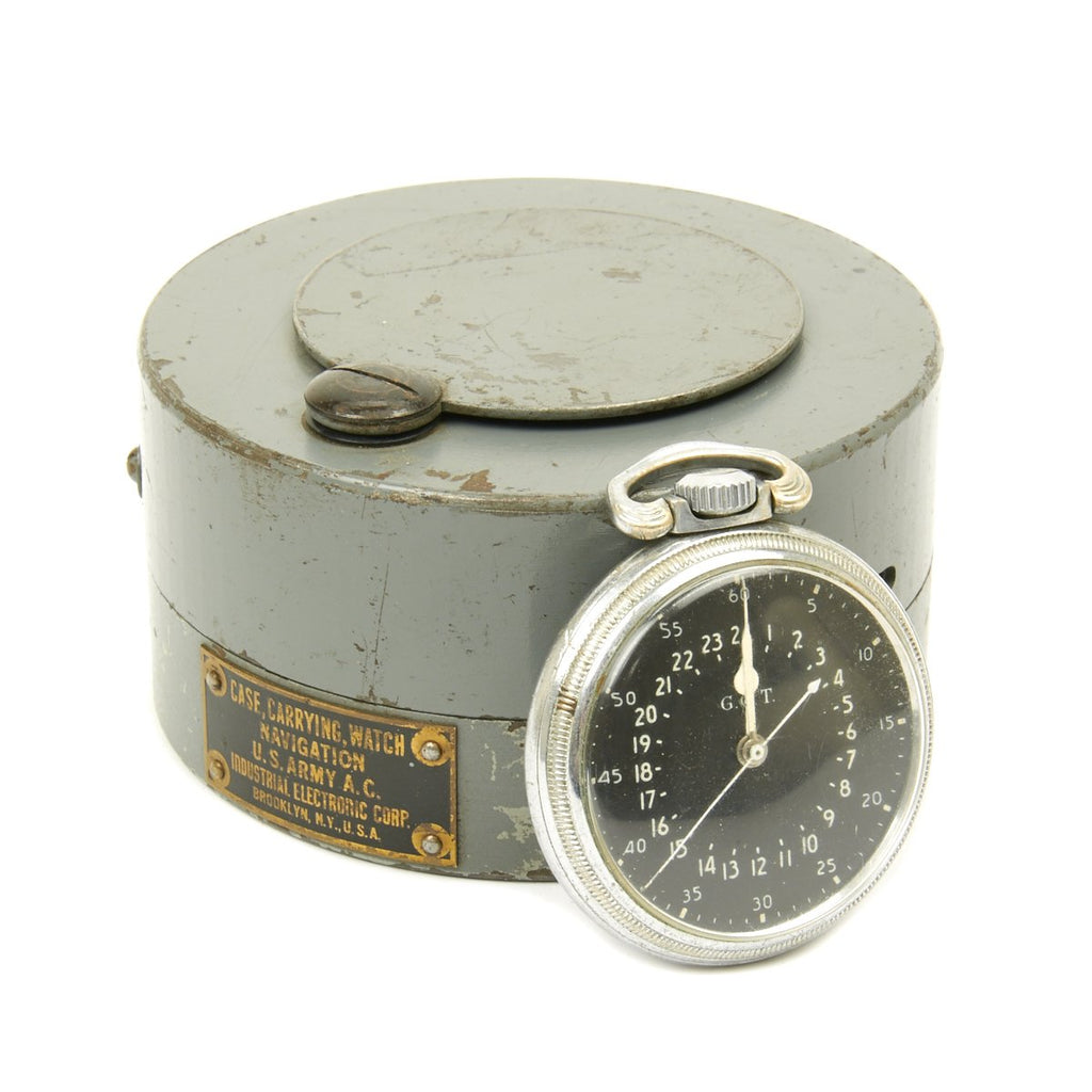 Original WWII USAAF 1943 Hamilton AN5740 G.C.T Navigator Pocket