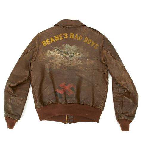 Original U.S. WWII Eighth Air Force B-17 Beane's Bad Boys A-2 Leather ...