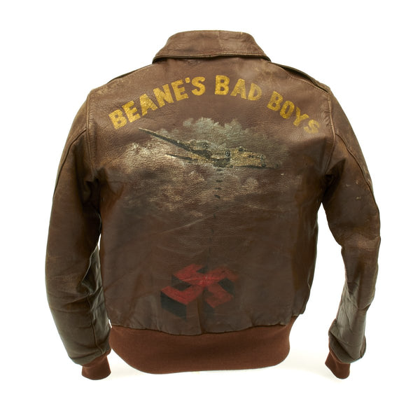Original U.S. WWII Eighth Air Force B-17 Beane's Bad Boys A-2 Leather ...