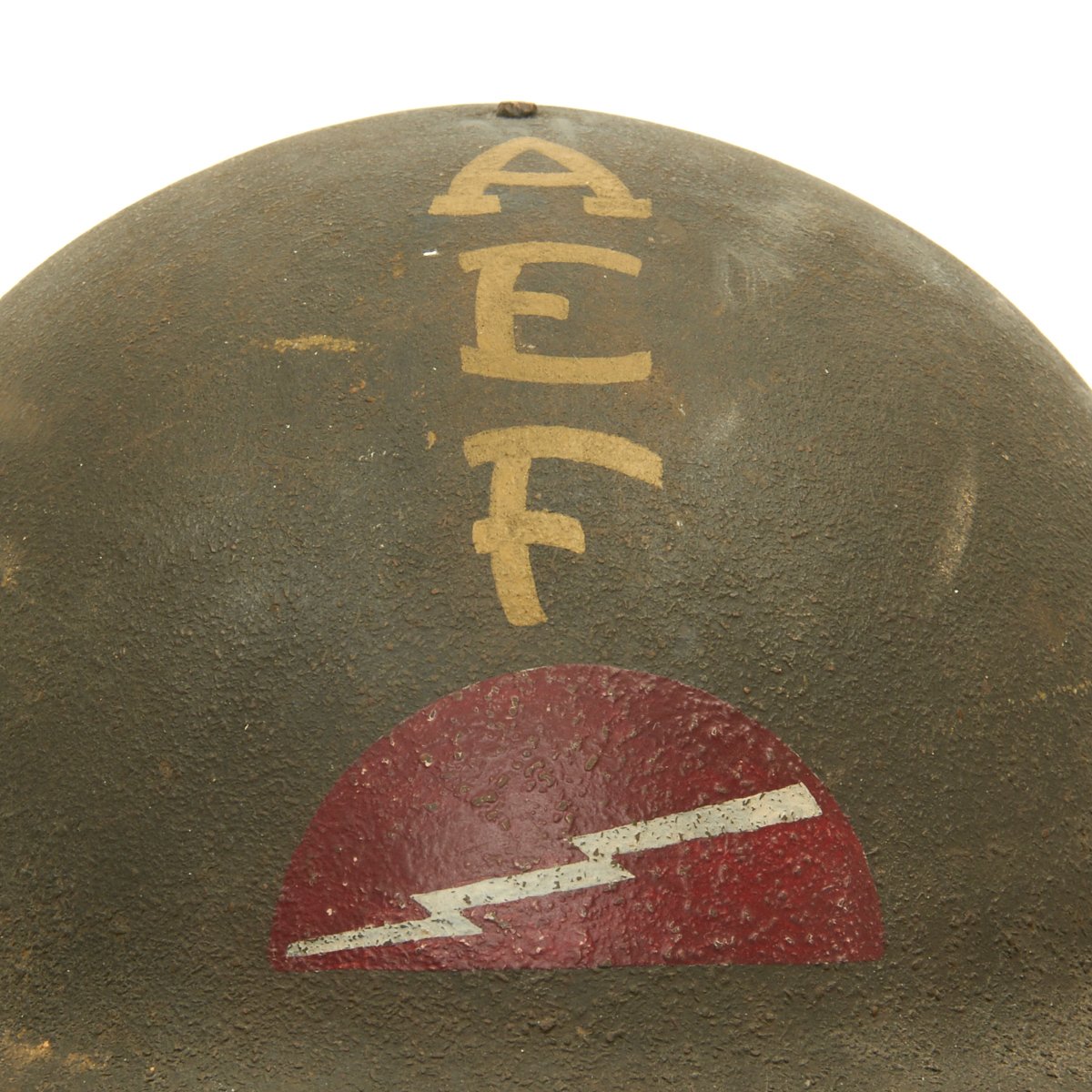 Original . WWI M1917 AEF Named Helmet of the 78th Infantry Division –  International Military Antiques