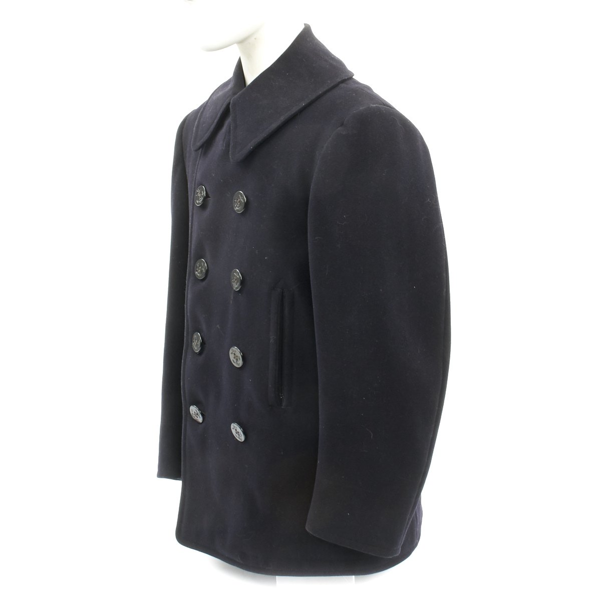 Original WWII U.S. Navy 10 Button Wool Pea Coat by Naval Clothing ...