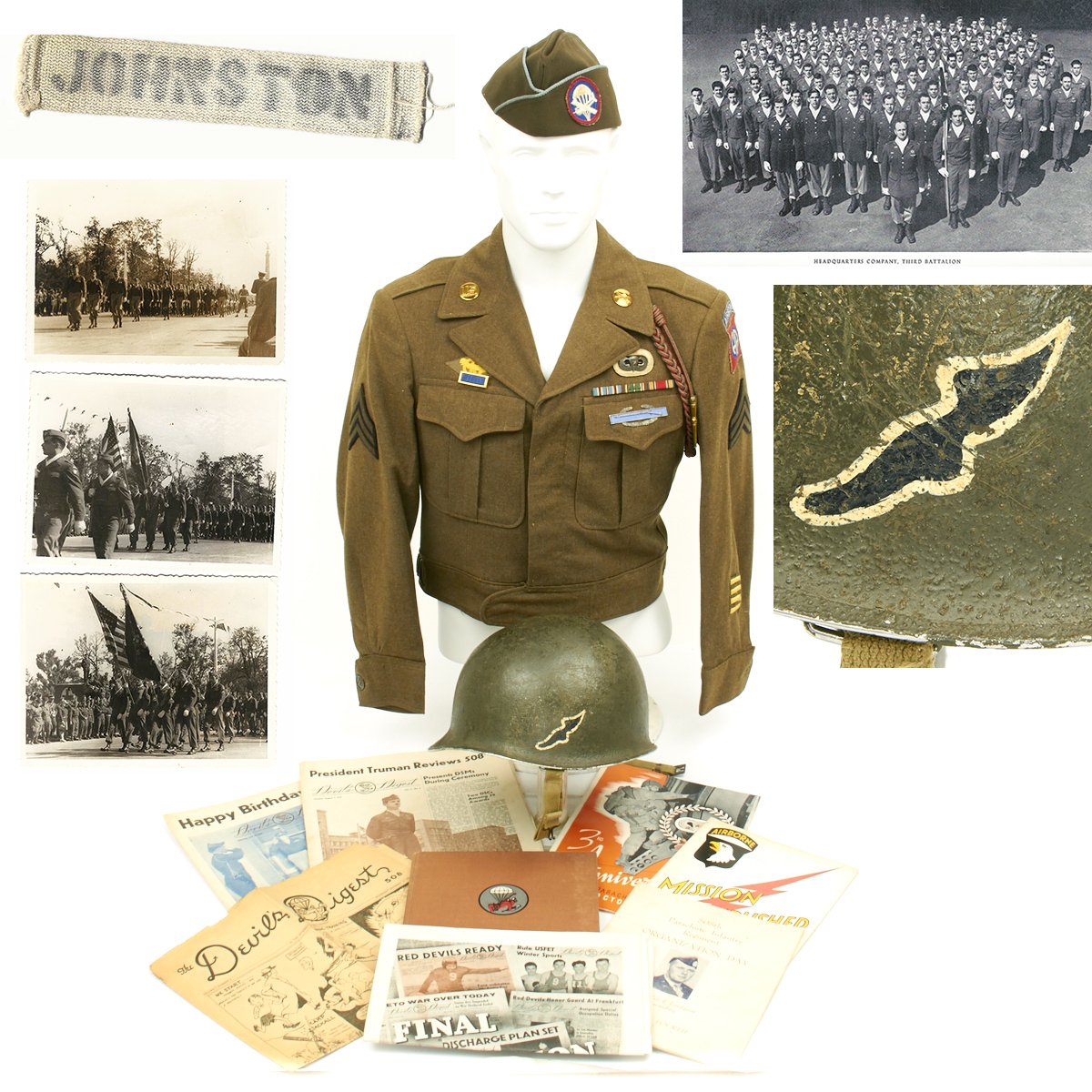 Original U.S. WWII 508th Parachute Infantry Regiment 508th PIR Named ...
