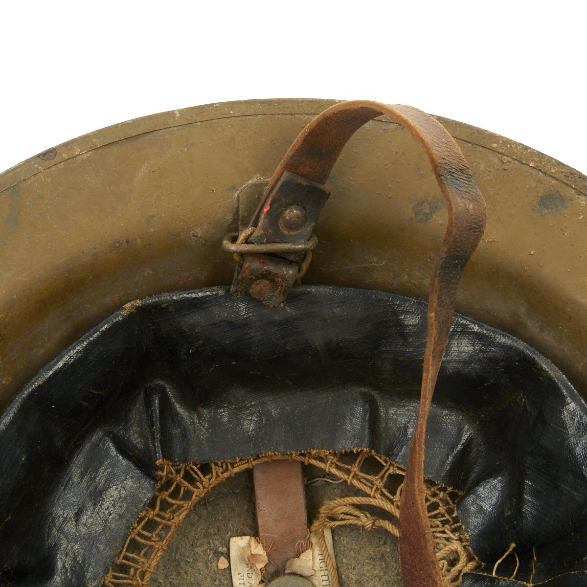 Original U.S. WWI M1917 Refurbished Helmet of the 1st Infantry Division ...