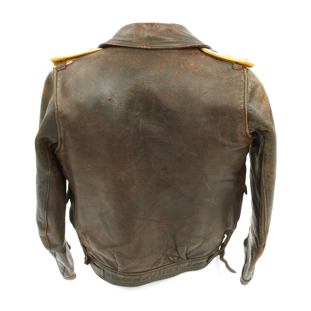 Original German WWII Luftwaffe Hauptmann Pilot Leather Flight Jacket ...