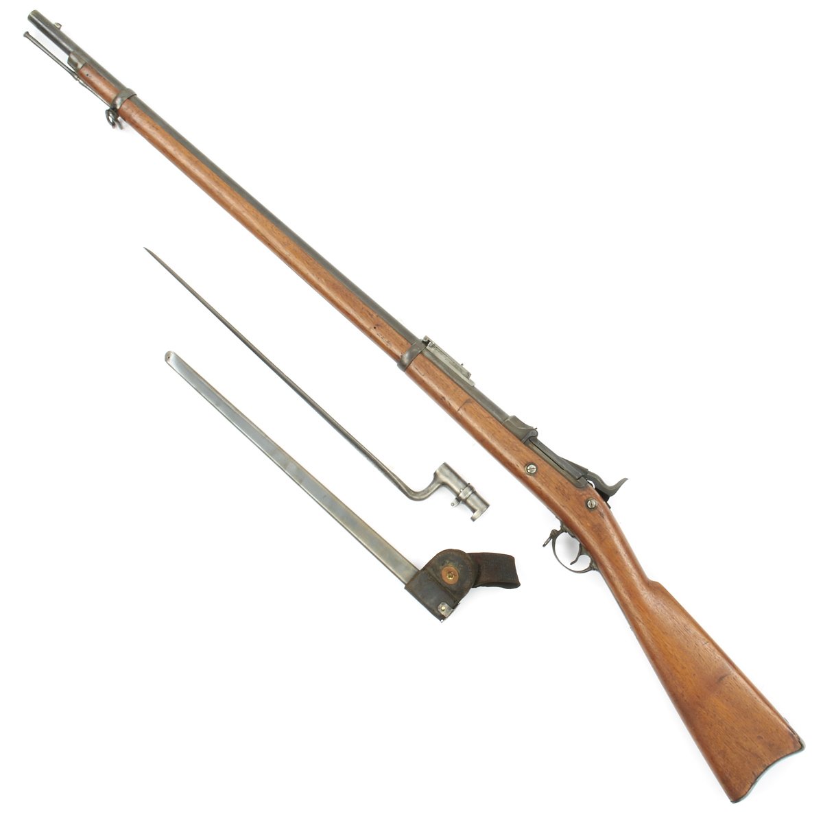 1873 springfield trapdoor rifle bayonet