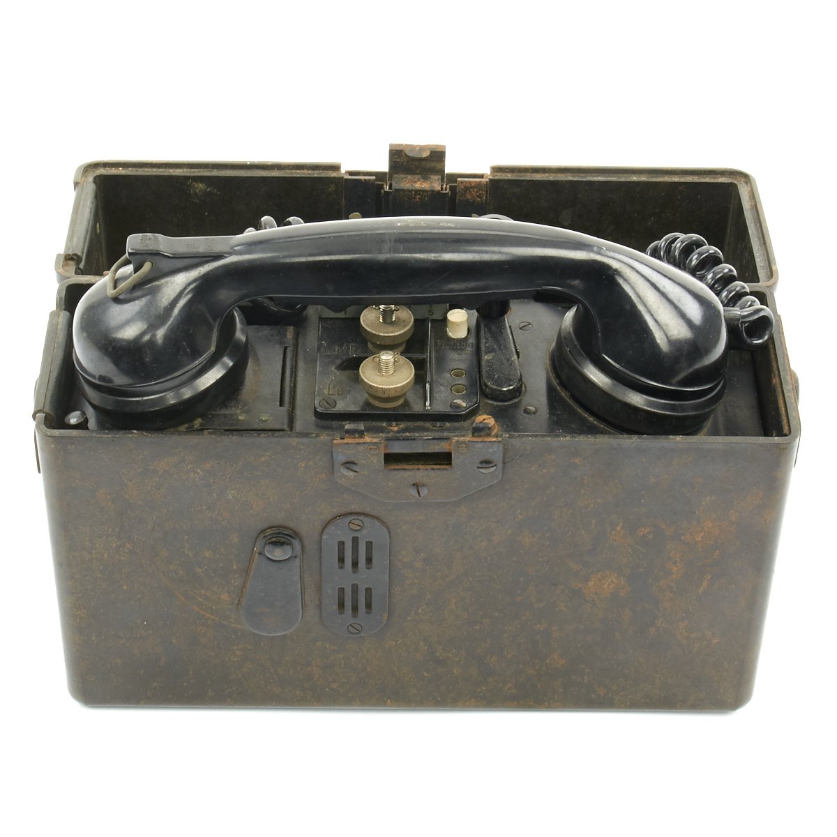 Original German WWII 1942-dated FF 33 Field Telephone by Mikrofona Brü ...