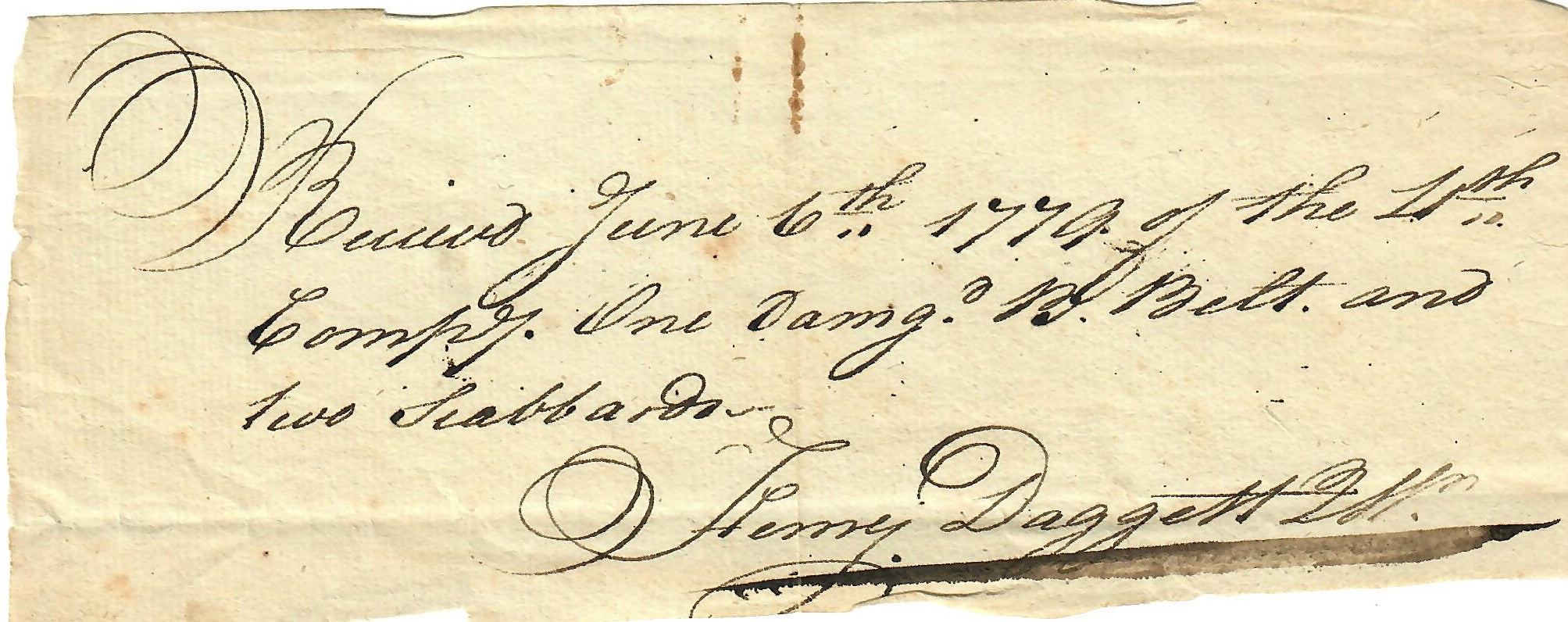Original U.S. Revolutionary War Documents Signed by Quartermaster Henr ...