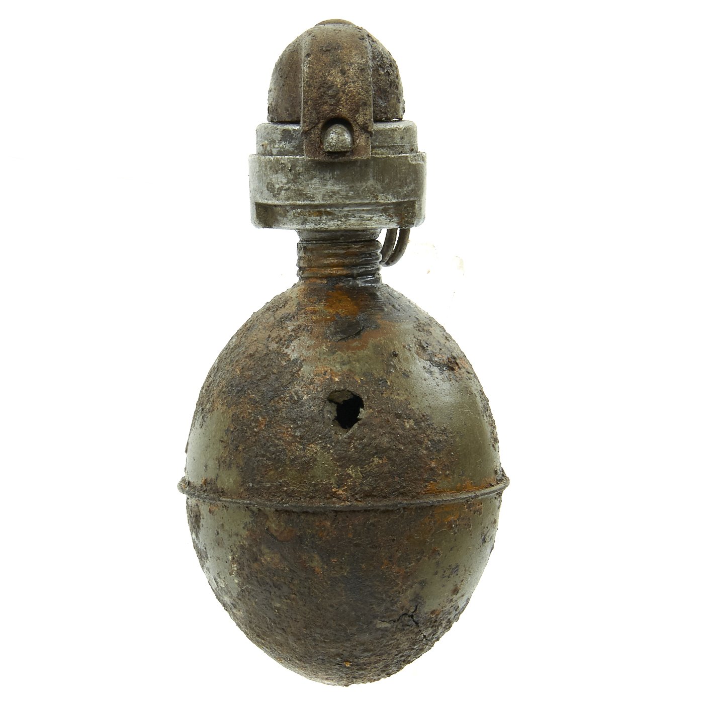 Original French Wwi Of1 Egg Hand Grenade Circa 1915 1917 International Military Antiques 