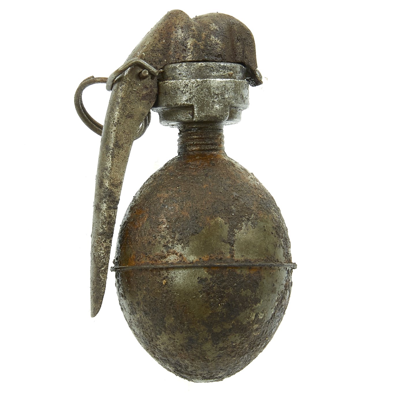 Original French Wwi Of1 Egg Hand Grenade Circa 1915 1917 International Military Antiques 