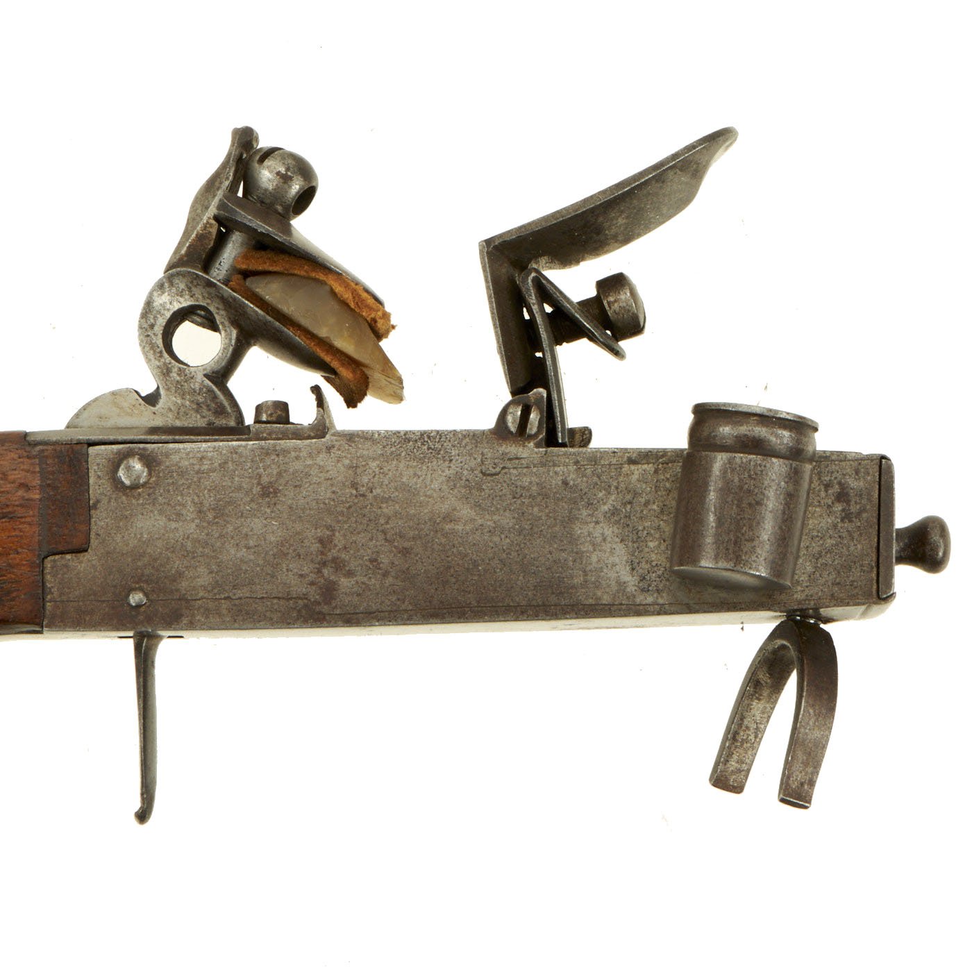 Original Colonial Made Flintlock Tinder Lighter with Candle Holder & S ...