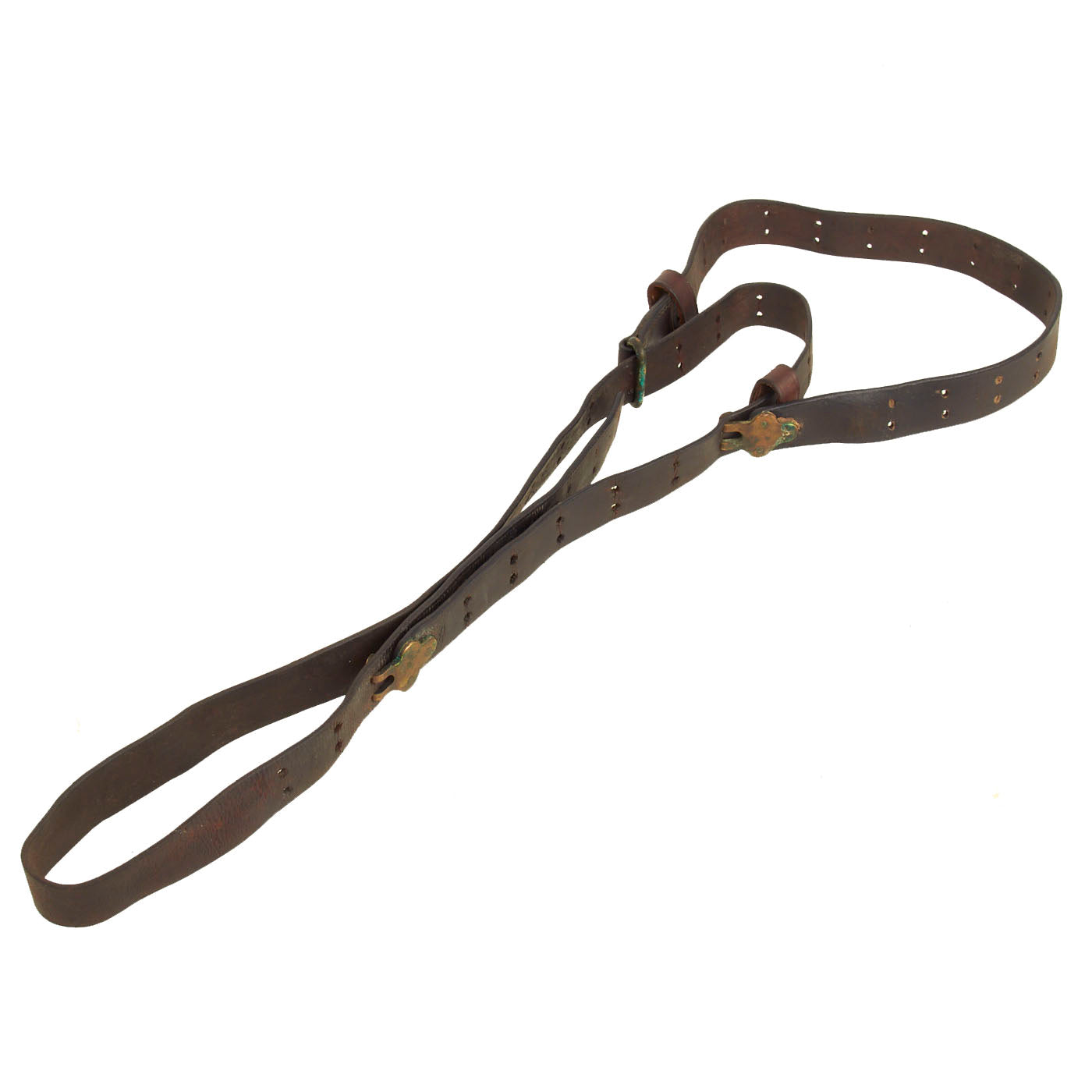 Original U.S. WWII M1907 Pattern Leather Sling With Brass Hardware ...