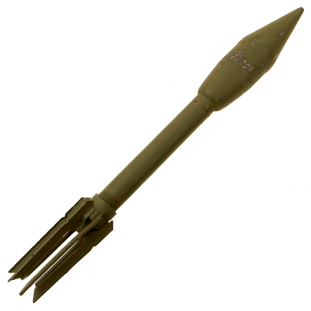 Original U.S. WWII M6A1 Anti-Tank Rocket for the M1 and M1A1 2.36 Inch Bazooka Launcher - Inert Original Items