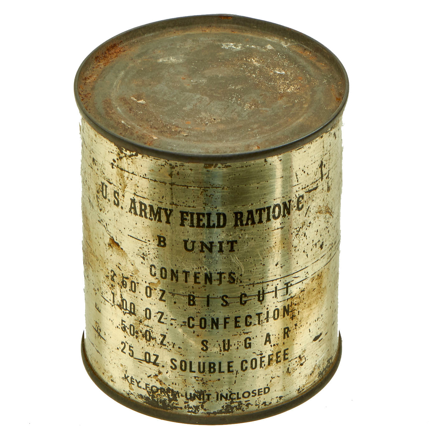 Original U.S. WWII Army C Ration B-Unit Can - Unopened – International ...