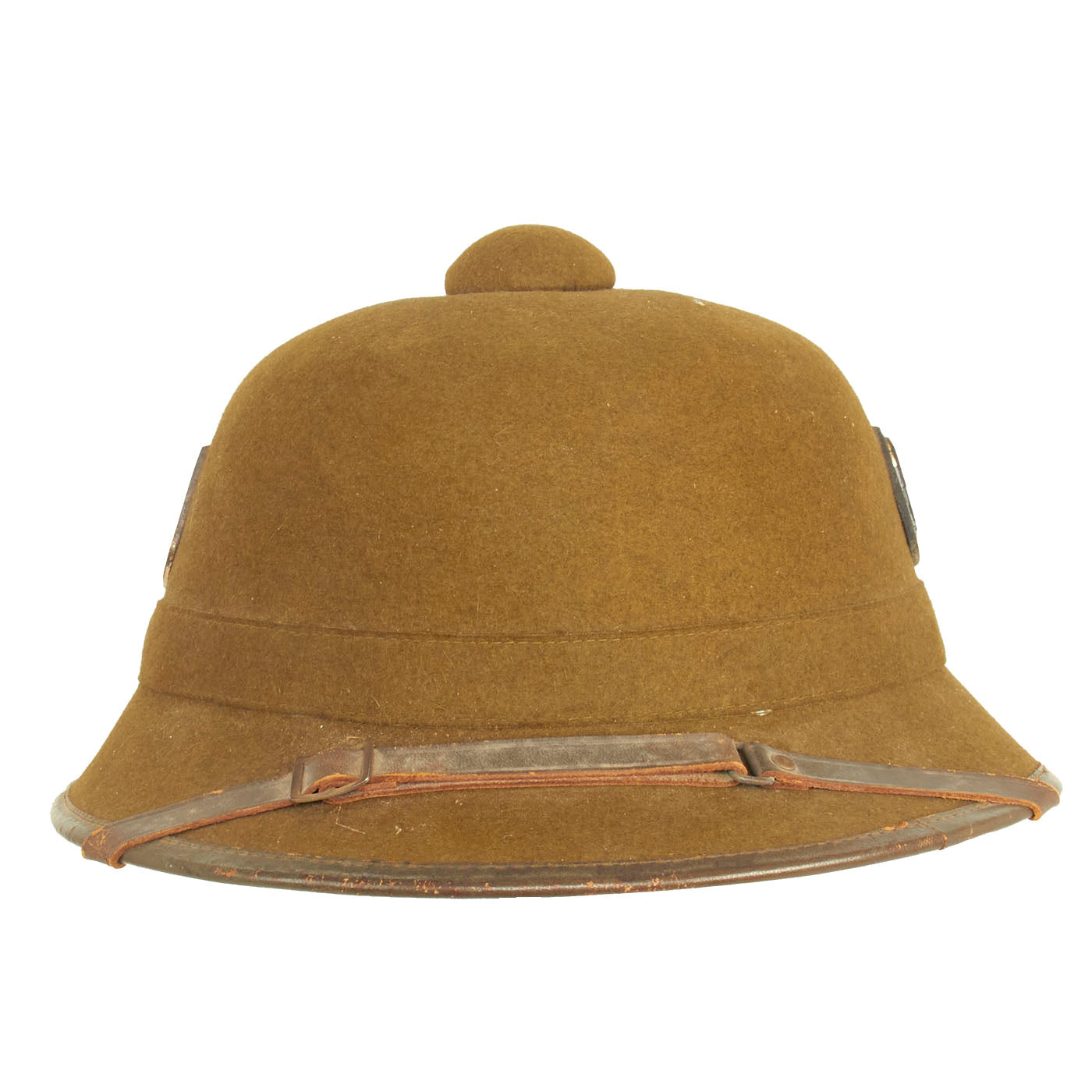 Original German WWII 2nd Model 1942 dated Afrikakorps DAK Sun Helmet w ...