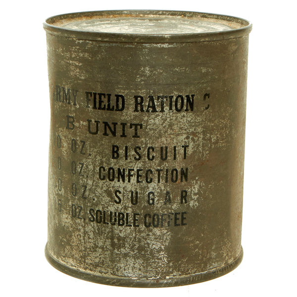 Original U.S. WWII US Army Field Ration C, B Unit - Unopened, Dated Ja ...