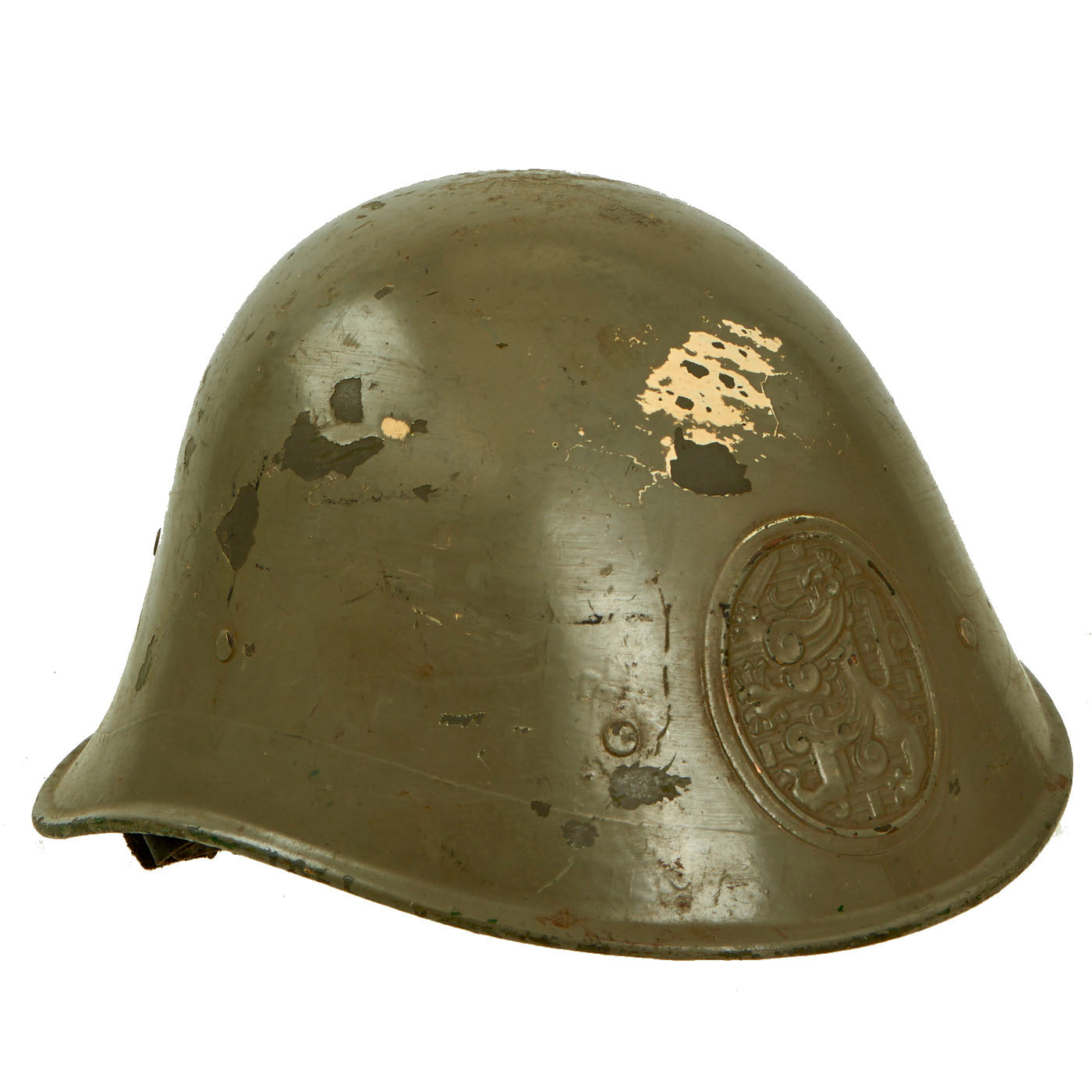 Original Netherlands WWII Dutch M34 Steel Helmet With Badge and Origin ...