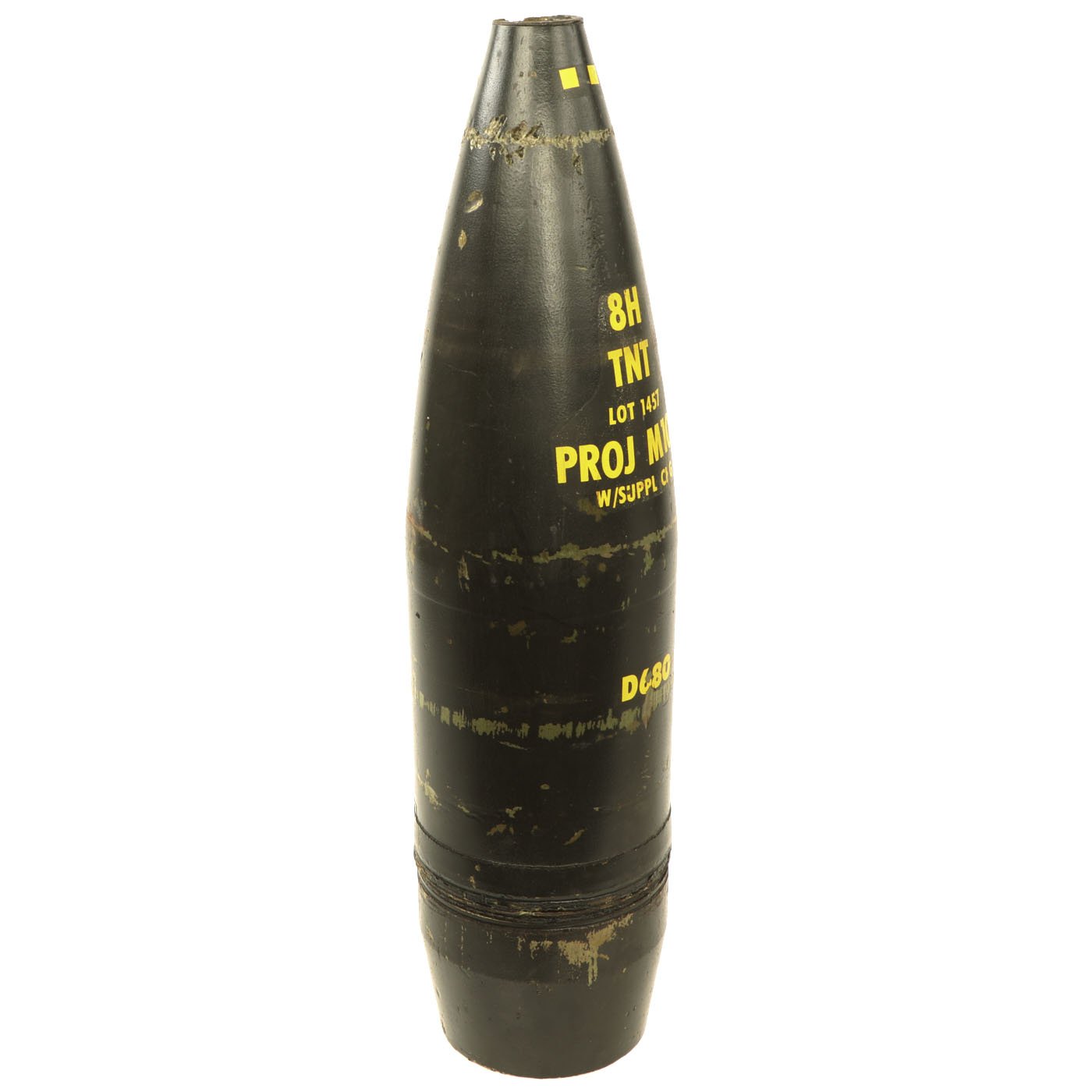 Original U S M115 Howitzer 8 Inch HE M106 Artillery Shell Projectile   ONSV10051  04 