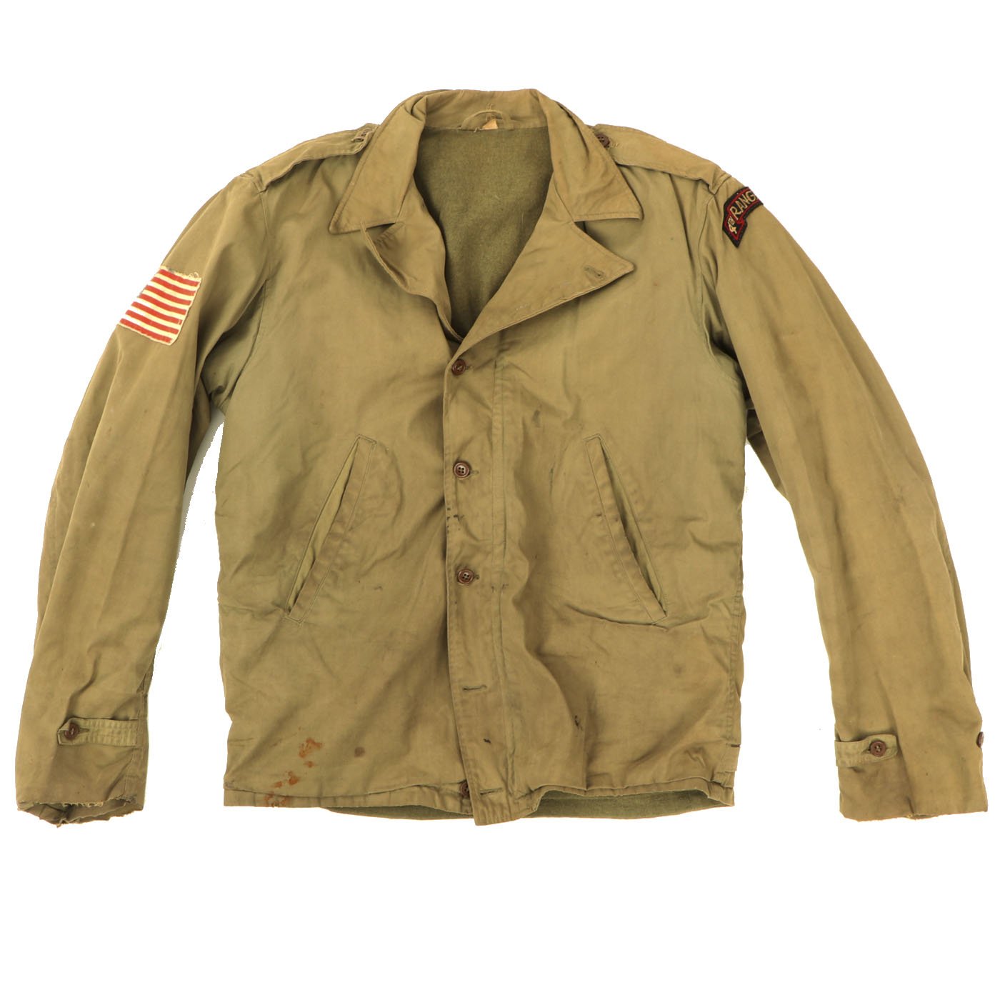 Original U.S. WWII 4th Ranger Battalion M1938 Field Jacket with Scroll ...