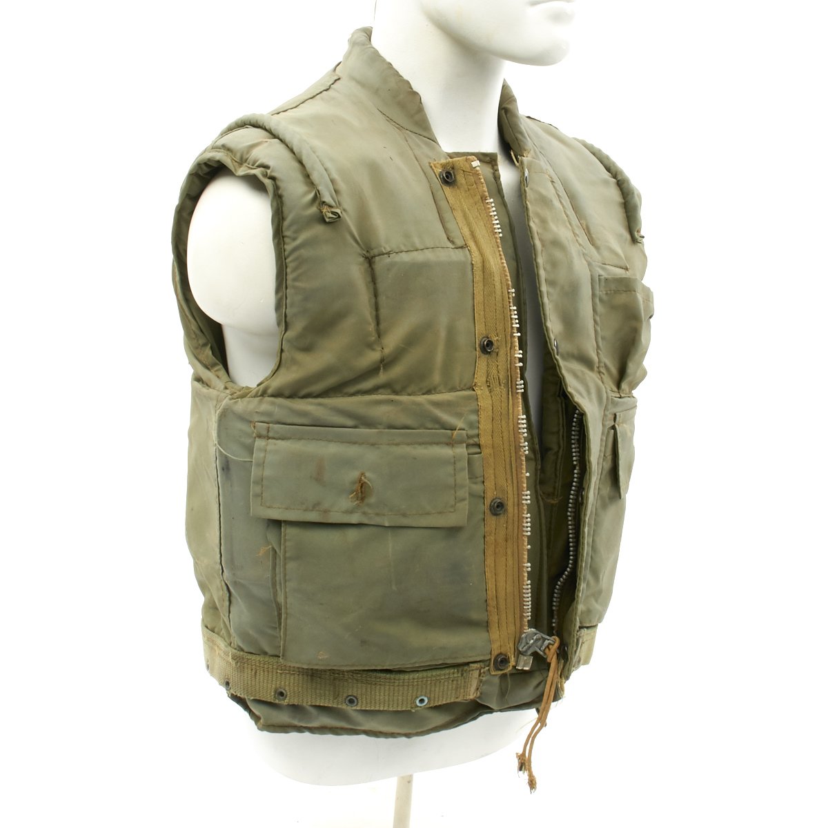 Original U.S. Vietnam War U.S.M.C. M-1955 Flak Body Armor Vest ...
