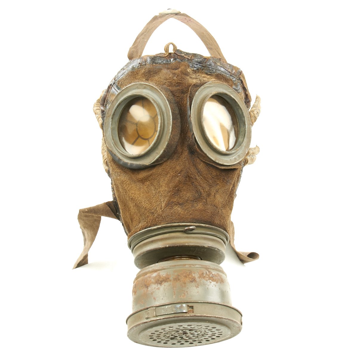 Original Imperial German WWI Gas Mask with Can - Dated June 1918 ...