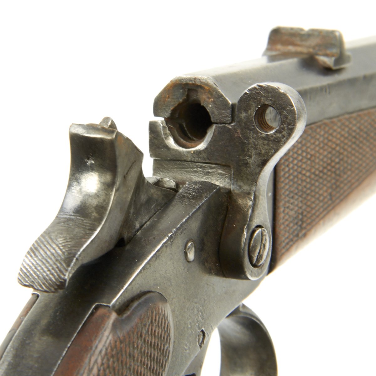 Original Victorian Era German Indoor Single Shot Target Pistol In 22 International Military 
