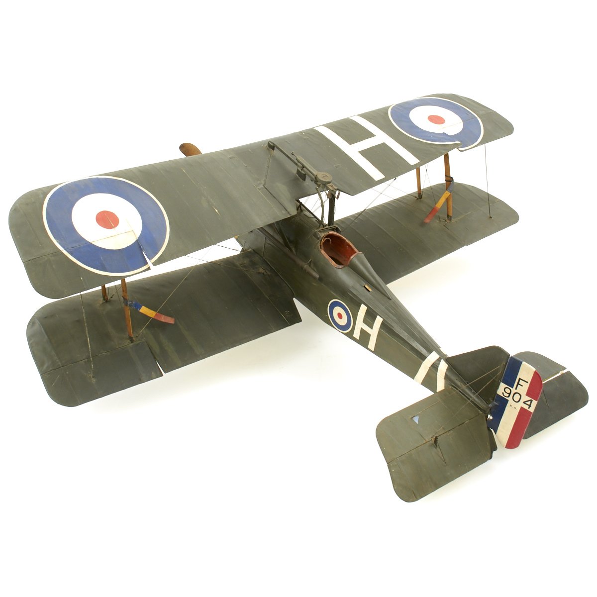 Original British Wwi Royal Aircraft Se5 Large Scale Model Plane For 19