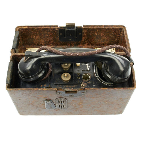 Original German WWII 1940-dated Model FF33 Field Telephone by HELIOWAT ...